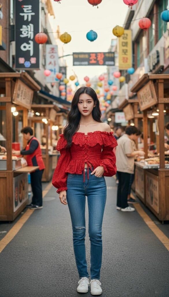 Cô gái đáng yêu giữa phố