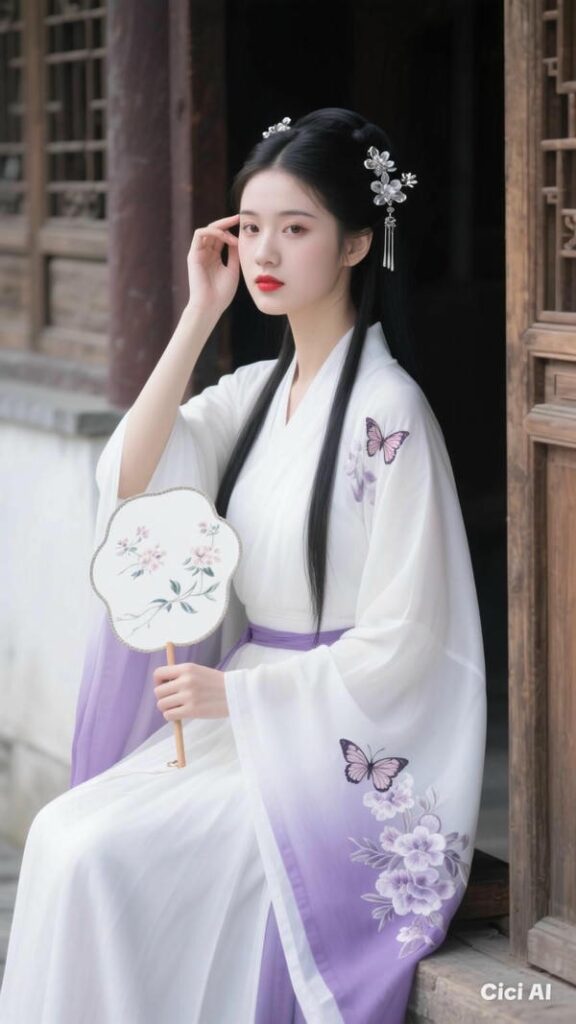 Mỹ nhân cổ trang trông thật dễ mến.