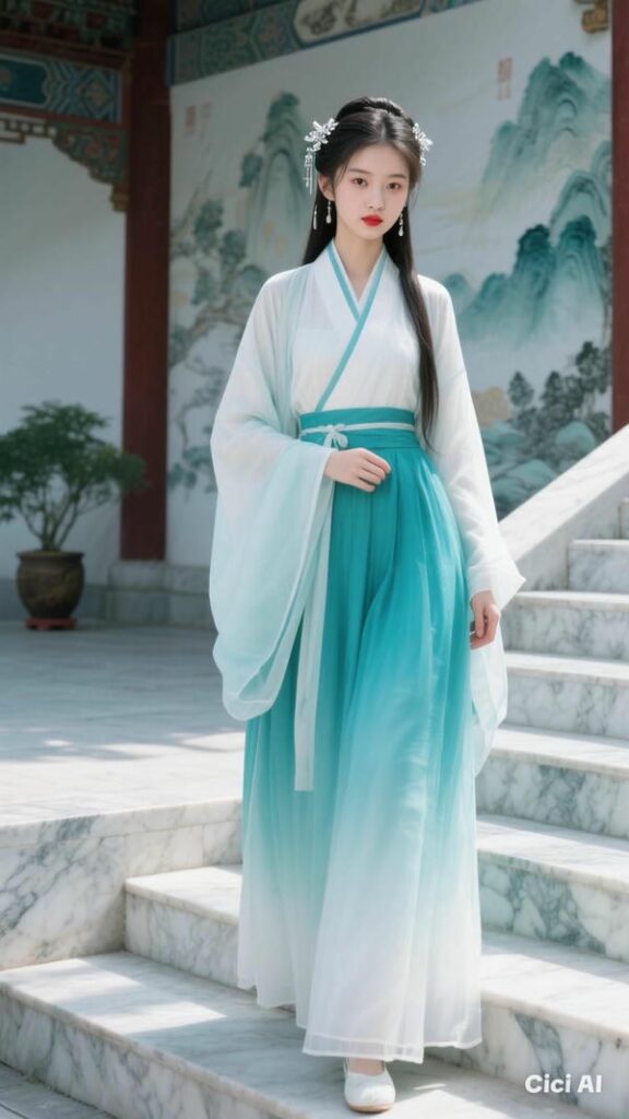 Mỹ nhân cổ trang trông thật ngọt ngào.