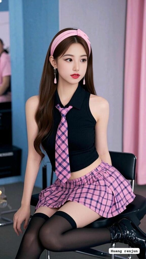 Mỹ nhân Hàn Quốc nụ cười tỏa sáng.