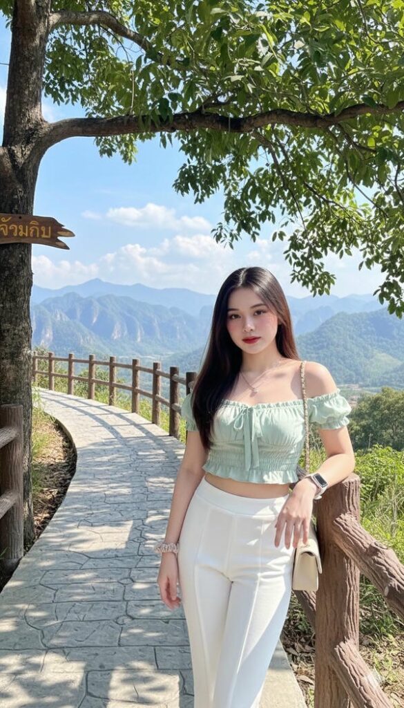 Nét đẹp châu Á dịu dàng.