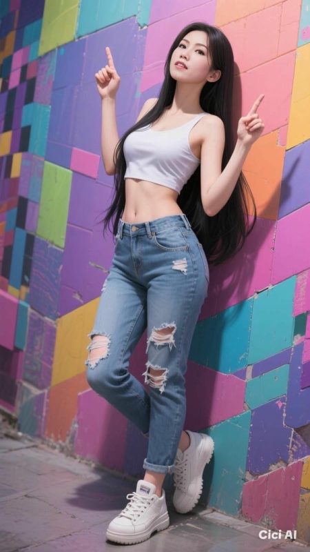 Hình ảnh girl đường phố đáng yêu với nụ cười tươi