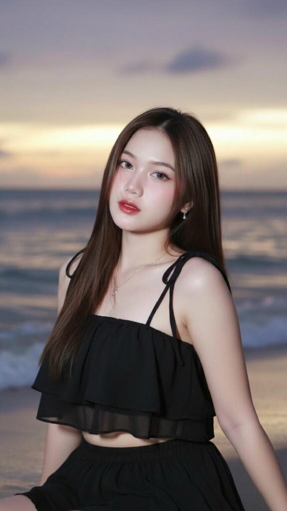 Vẻ đẹp hiện đại cute rất thu hút.