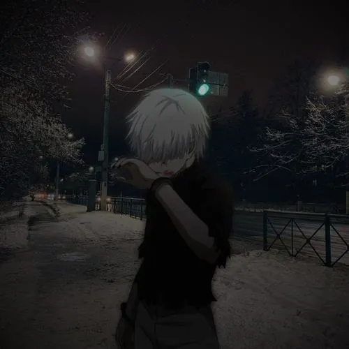 Hình profile cute anime mờ nam giữ độ nét vừa đủ
