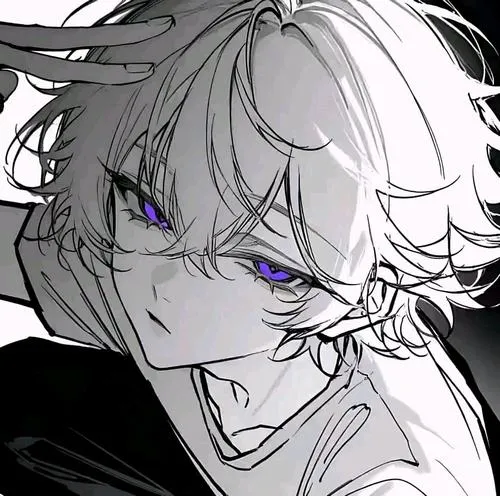 Hình đại diện cute anime nam dùng màu sắc pastel và đường nét vẽ mềm