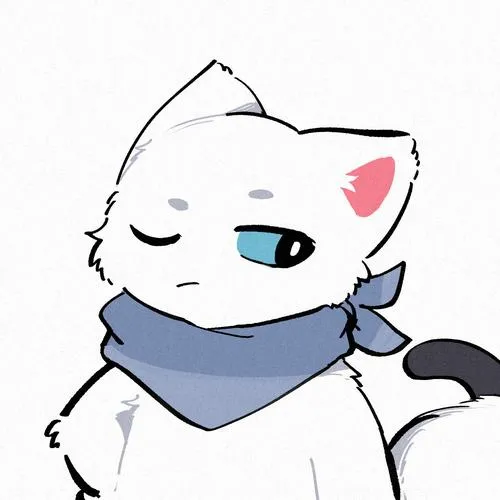 Avatar mèo ngộ nghĩnh chibi gợi Pusheen nhẹ nhàng