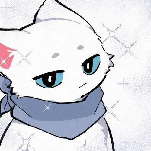 Phong cách chibi mèo nhấn dáng ngồi cùng vẻ hồn nhiên