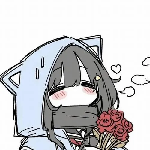 Avatar dễ thương mèo chibi phối tỷ lệ đầu to hài hòa