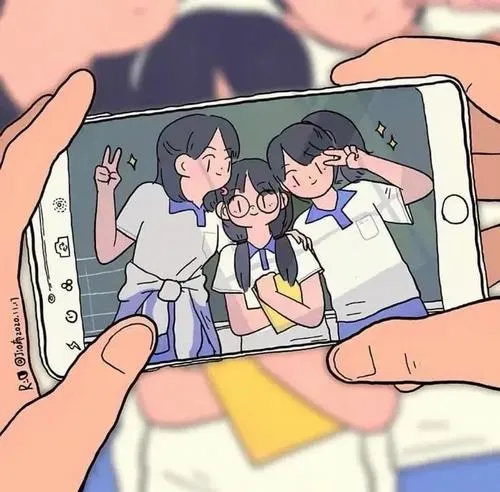anh avatar nhom 3 nguoi cute 13