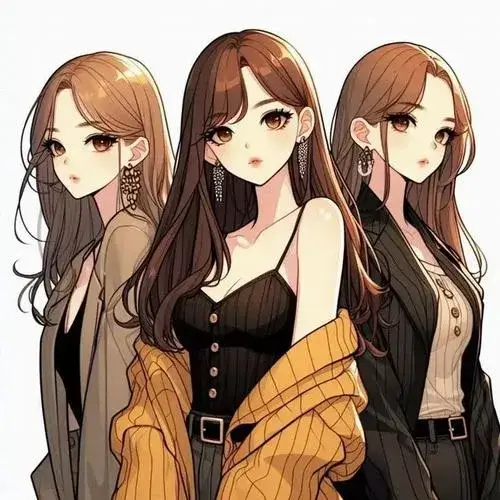 anh avatar nhom 3 nguoi cute 23