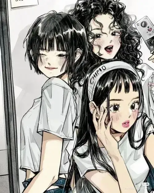 anh avatar nhom 3 nguoi cute 30