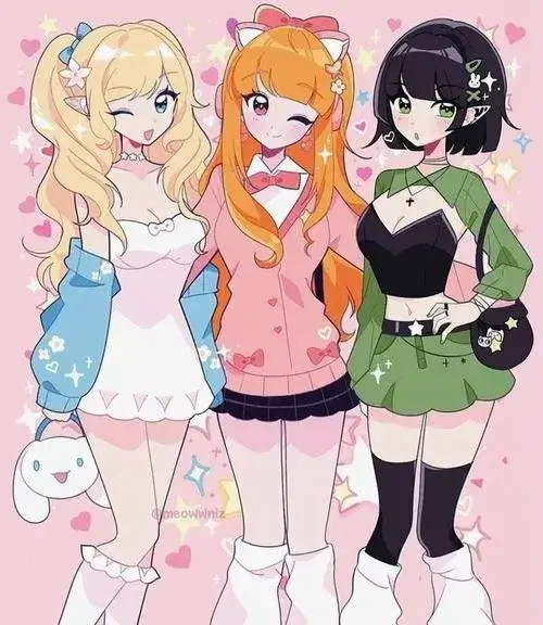 anh avatar nhom 3 nguoi cute 39
