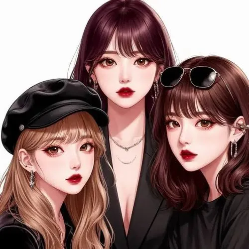 anh avatar nhom 3 nguoi cute 5