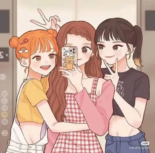 anh avatar nhom 3 nguoi cute 9