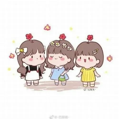 Ảnh đại diện nhóm bạn 3 người càng ngố càng dễ thương