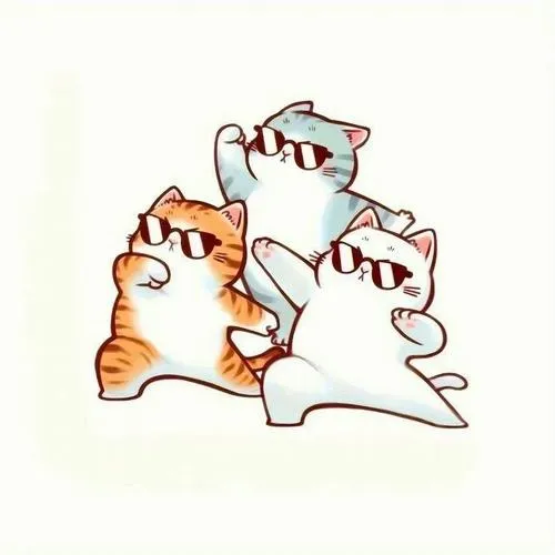 Ảnh đại diện nhóm ba người đầu chụm đầu cảm giác thân quen.