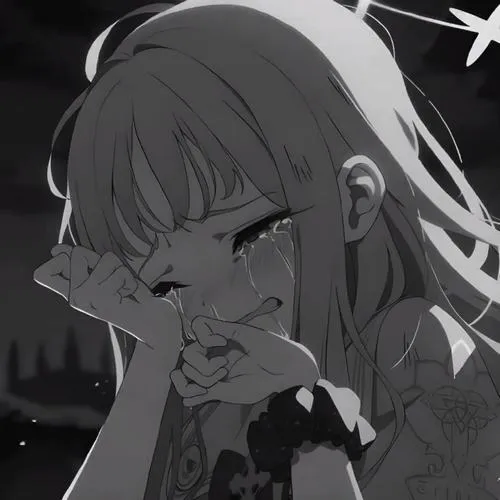 avatar sad girl trang den anime 28