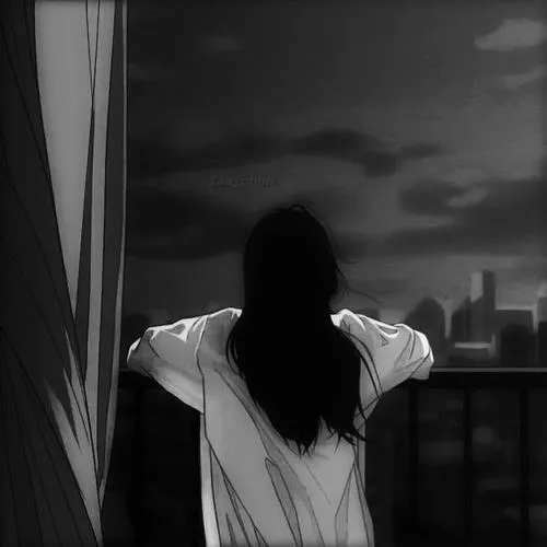 avatar sad girl trang den anime 42