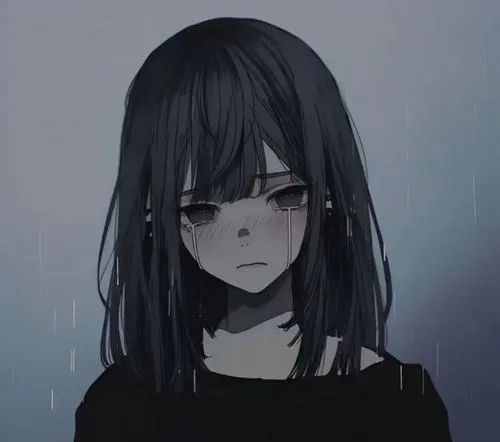 avatar sad girl trang den anime 44