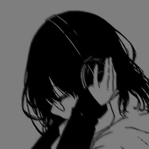 avatar sad girl trang den anime 45