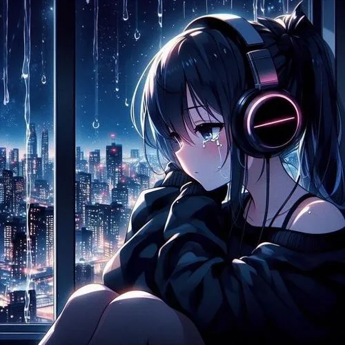 Phong cách anime đơn sắc ít chi tiết nội tâm buồn không bi lụy