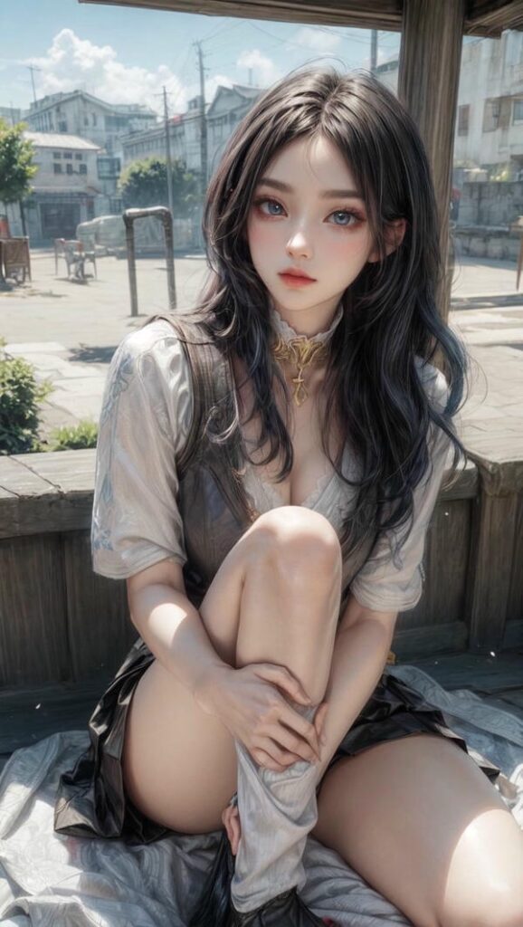 Hình ảnh anime dễ thương tươi sáng
