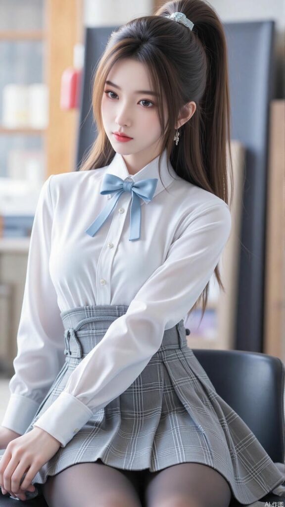 Mỹ nhân anime cute cười tươi