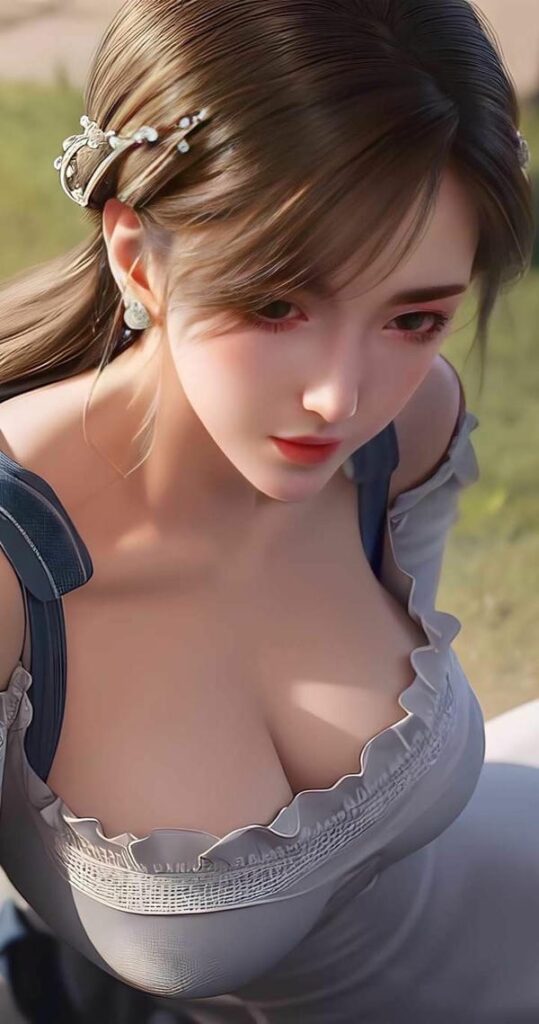 Mỹ nhân anime cute tóc dài