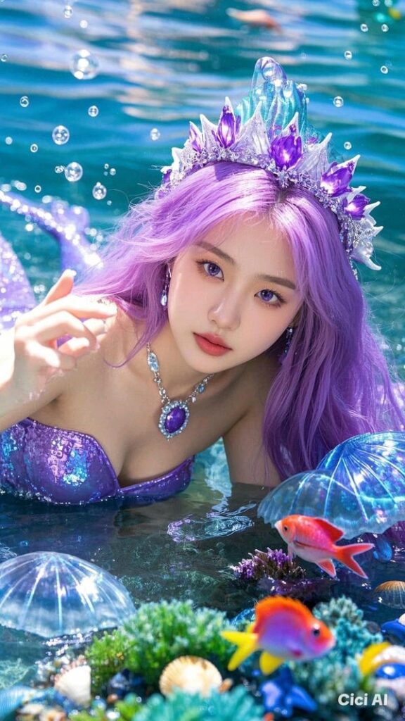 Nàng tiên cá giữa làn nước
