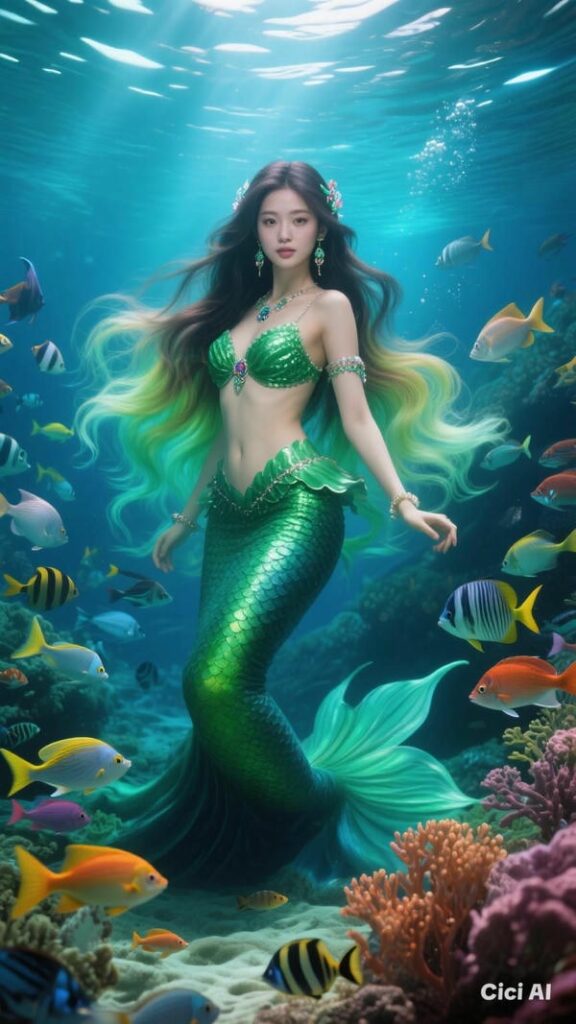 Nàng tiên cá thần thái cuốn