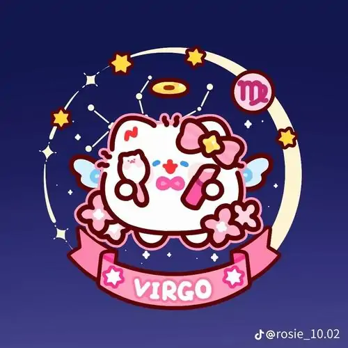 Một bé chibi đội khăn len ngồi giữa buổi sáng mùa đông, hai tay ôm bánh mì nóng và mắt cong lên vì vui, nhân vật Xử Nữ tí hon theo vibe này cực dễ thương
