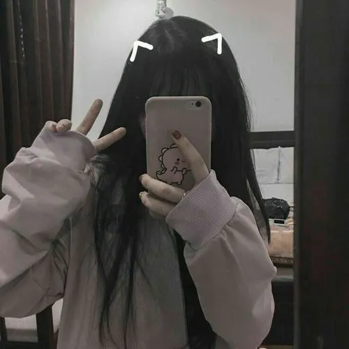 anh gai xinh cute che mat 105