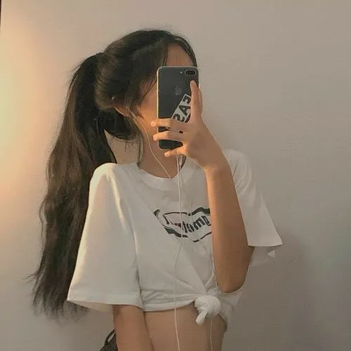 anh gai xinh cute che mat 106