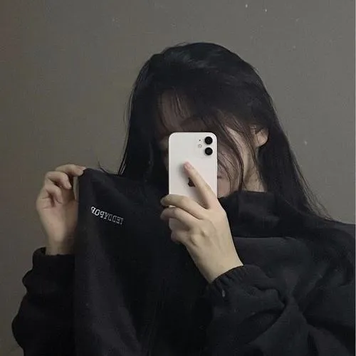 anh gai xinh cute che mat 110
