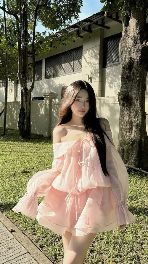 anh gai xinh mac do pinky 1