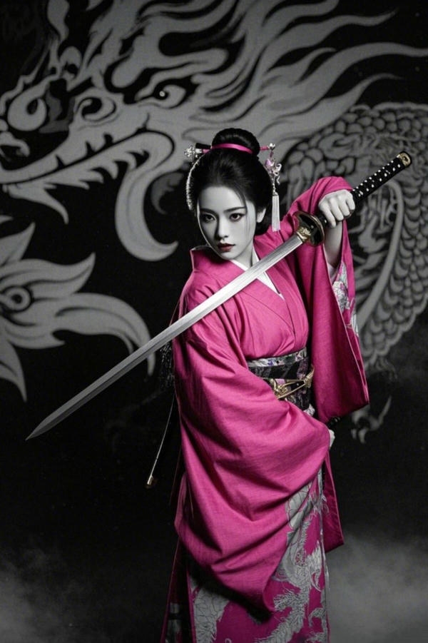 Girl trong kimono đầy khí chất.