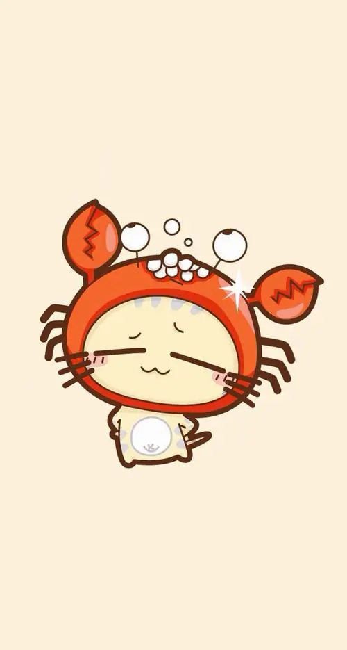 Cô gái chibi trong bộ đồ múa cổ trang đứng trên sân khấu giấy, tay nâng dải lụa xanh và mắt cười cong, ảnh đại diện Cự Giải nữ dễ thương này nhìn mềm và sáng