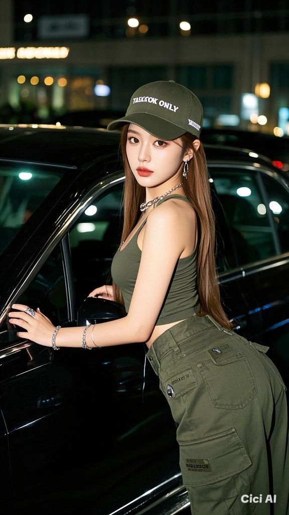 Hình nền gái đẹp bên siêu xe