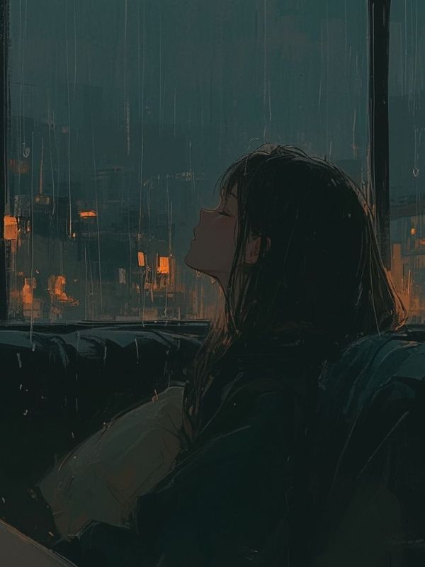 Sad anime girl